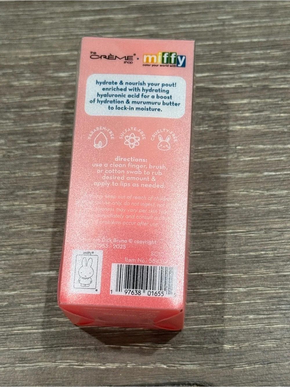 New The screen Shop miffy White Bunny Moisturizing Lip Balm amazing Apple